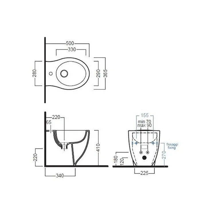 HATRIA Bidet le fiabe 37x55 codice prod: Y1DZ01