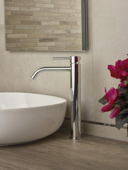 Paffoni LIG081KCR Light Miscelatore lavabo prolungato con scarico clic-clac - cromo