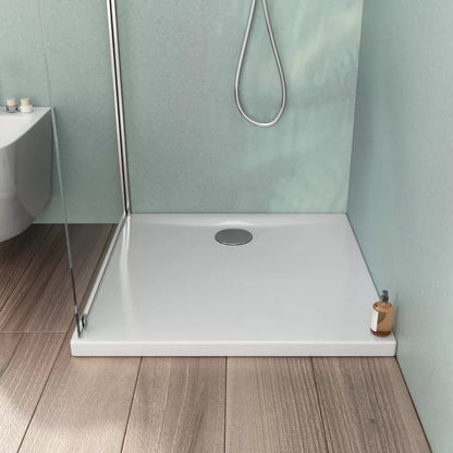 Piatto doccia 90X90 cm in ceramica bianco lucido - Volda Codice: LAG-99