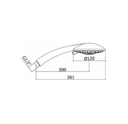 Doccia in ABS 4 getti Paffoni Rubinetteria ZDOC076CR Cromo