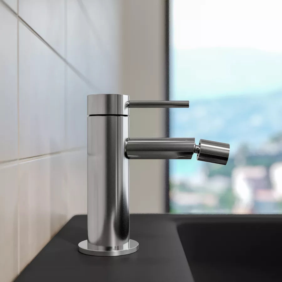 Set miscelatore lavabo e bidet con incasso doccia con deviatore cromo – Ran
